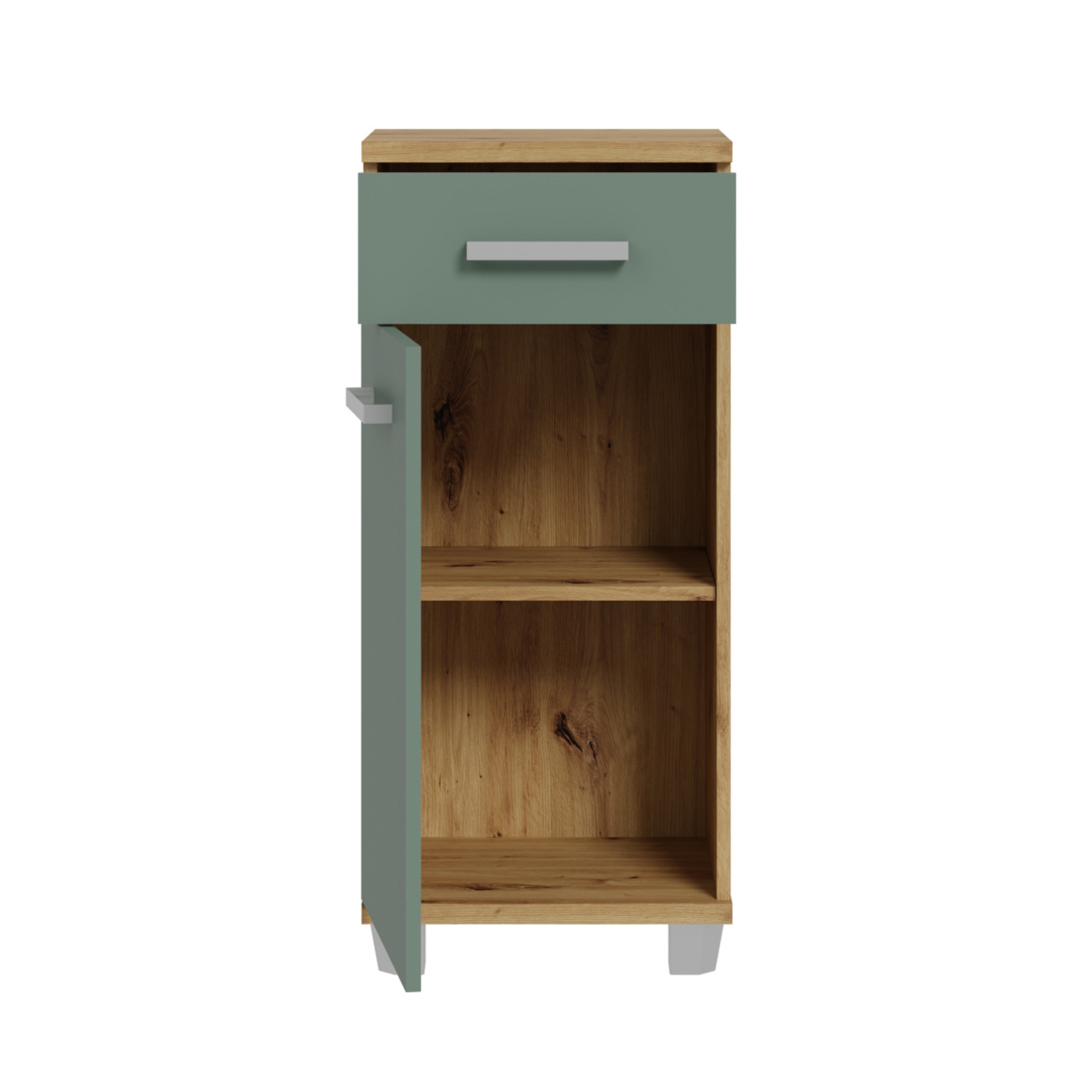 Unterschrank - Artisan Eiche - salbei - 40 cm