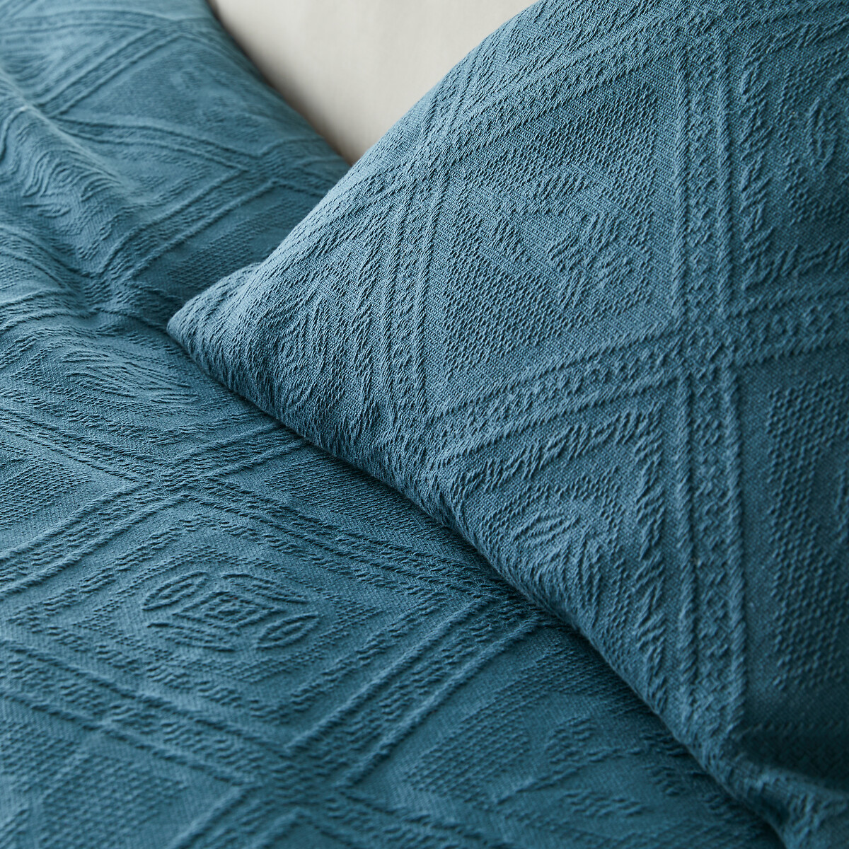 LA REDOUTE INTERIEURS<br>Colcha de algodão jacquard, Indo