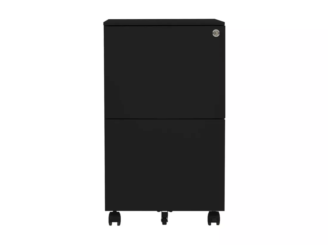 Classeur mobile Noir 39x45x67 cm Acier