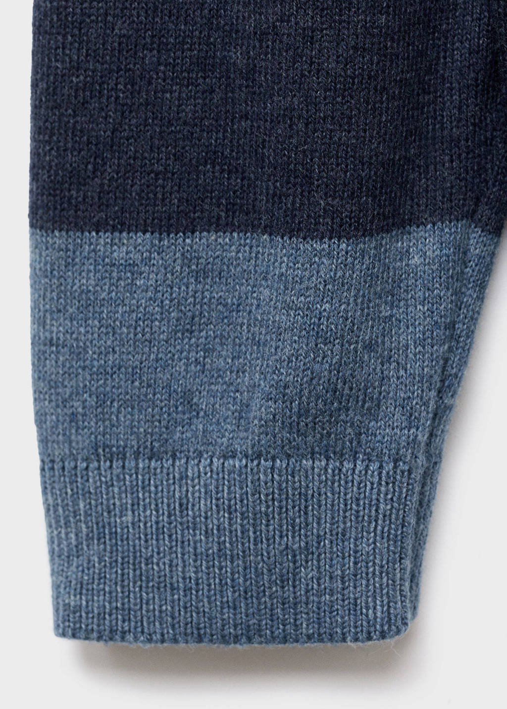 Mango Kids pullover blauw fijn gebreid