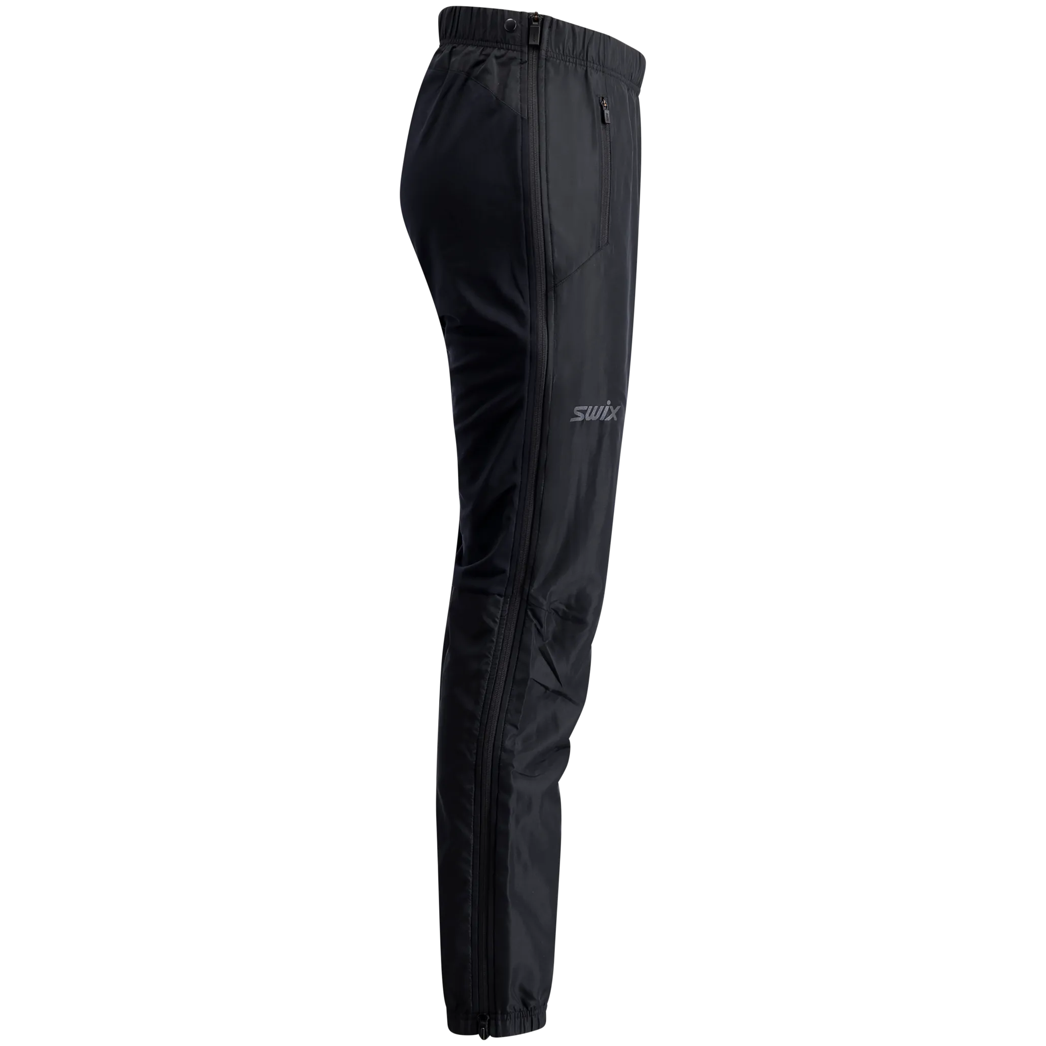 Swix Infinity Hybrid Wind Full Zip Pants W Black
