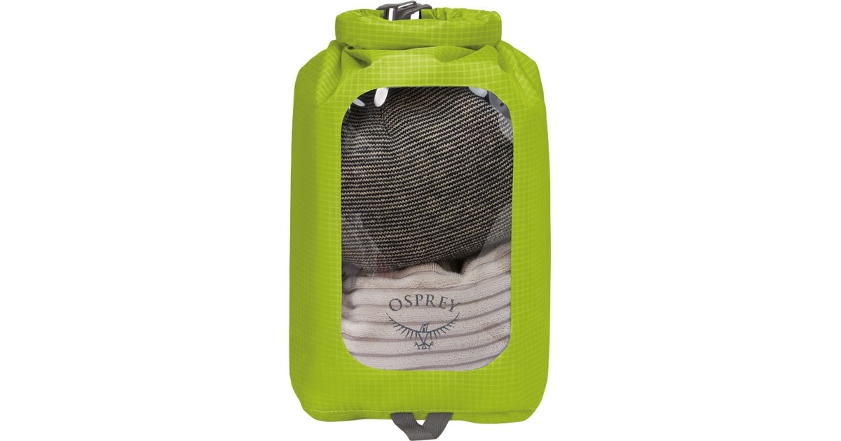 OspreyDry Sack 6 with Window packsack  (Groen, 6 liter)