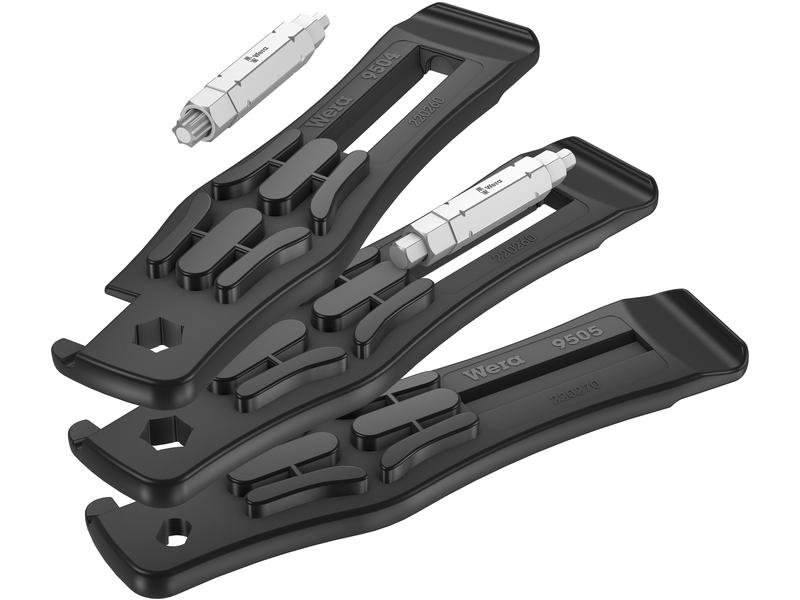 Wera Reifenheber Set 15, 5-teilig Ultra kompaktes und leichtes Fahrradwerkzeug Set