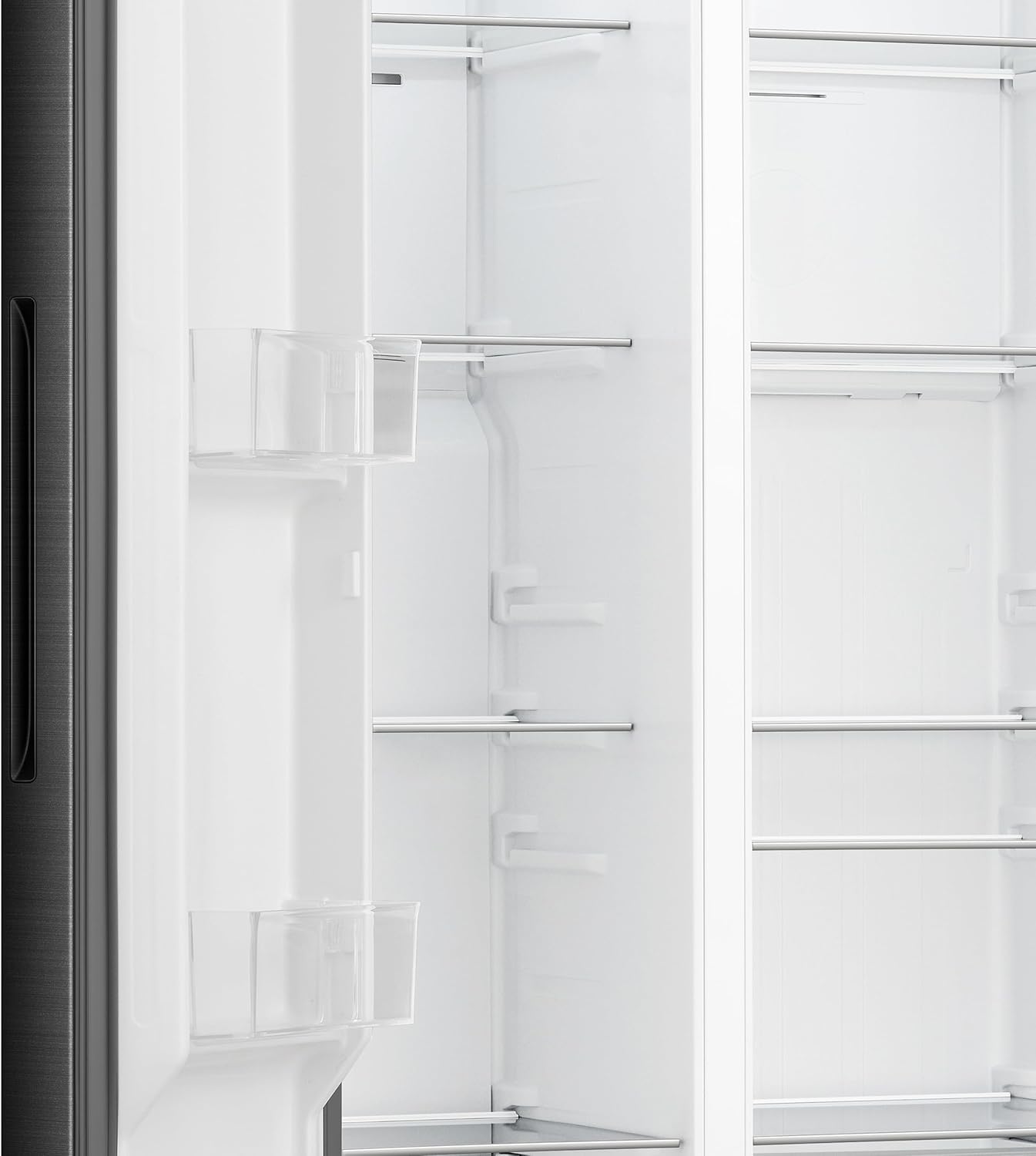 Gorenje NRS917E41BX Kühl-Gefrierkombination/Freistehend/ 544L/ 39dB/ EEK: E/NoFrost Plus/EcoModus/Multiflow 360°/ CrispZone/FastFreeze/(BxHxT): 91,1 × 178,6 × 61,5 cm/Schwarz