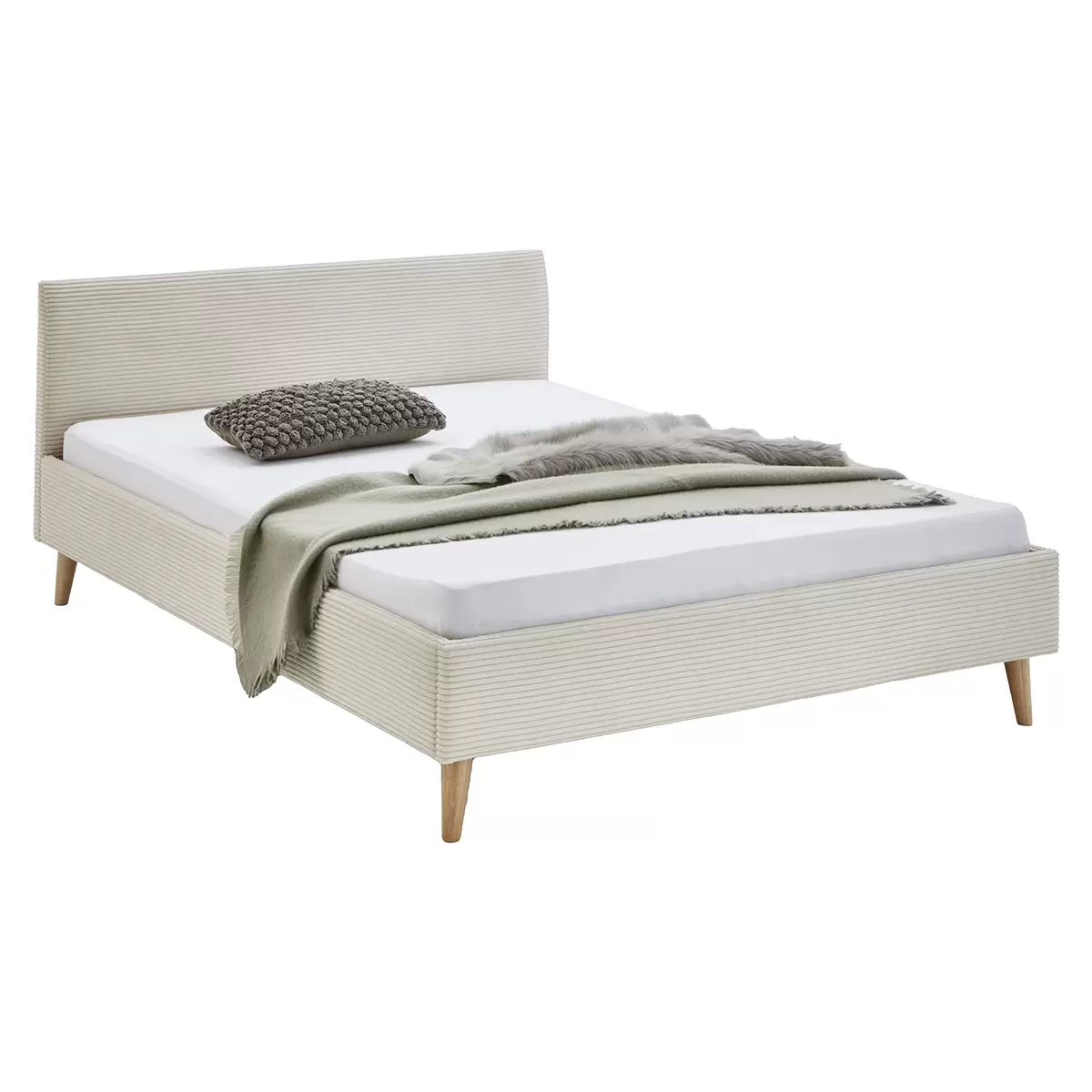 Polsterbett Wicki 140x200 Beige