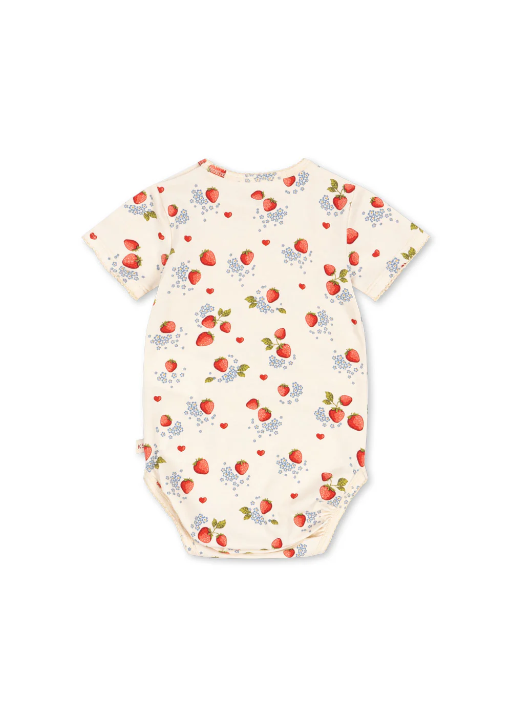 Basic kortærmet body - marmalade - 12M