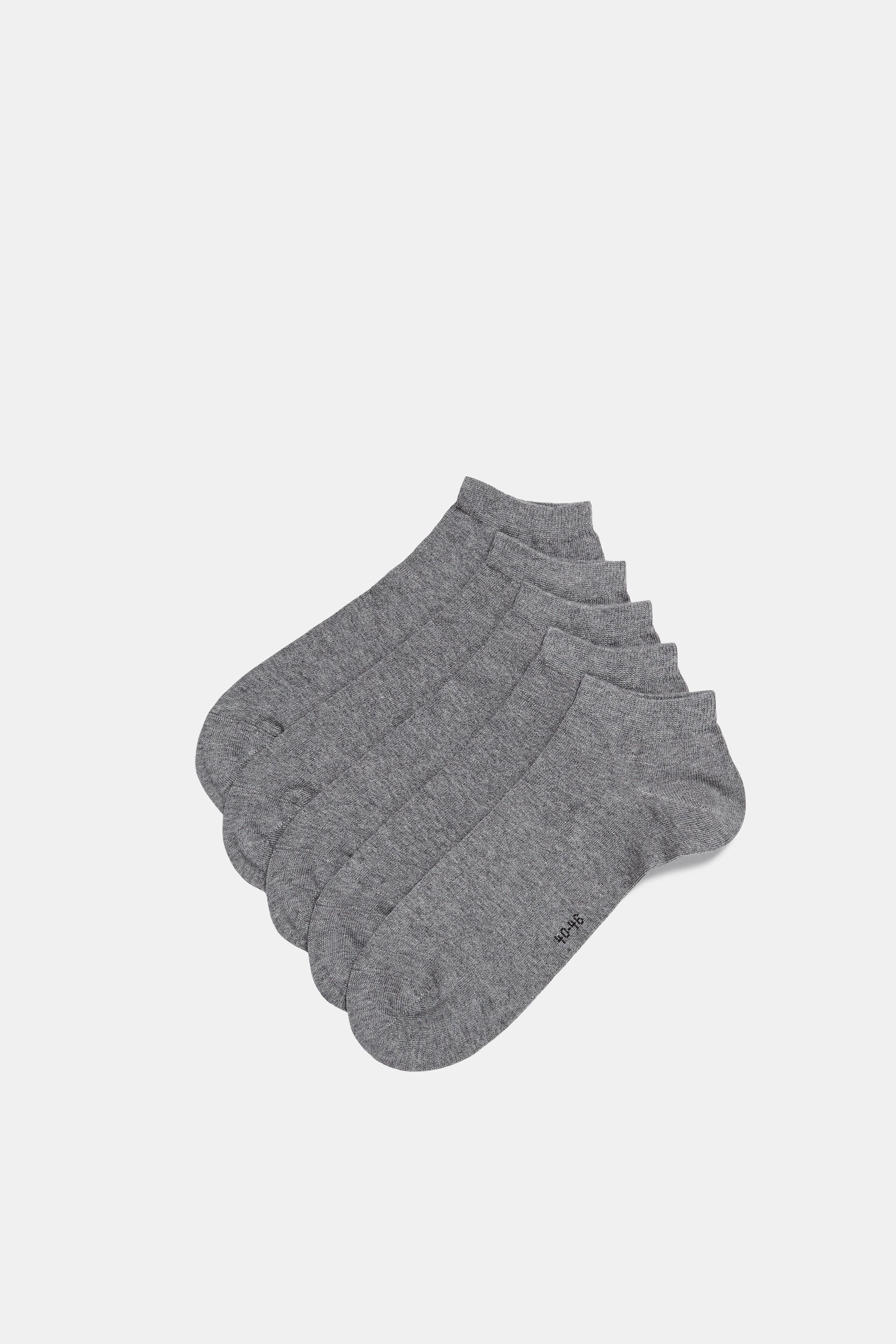 5paires de socquettes basses en coton mélangé