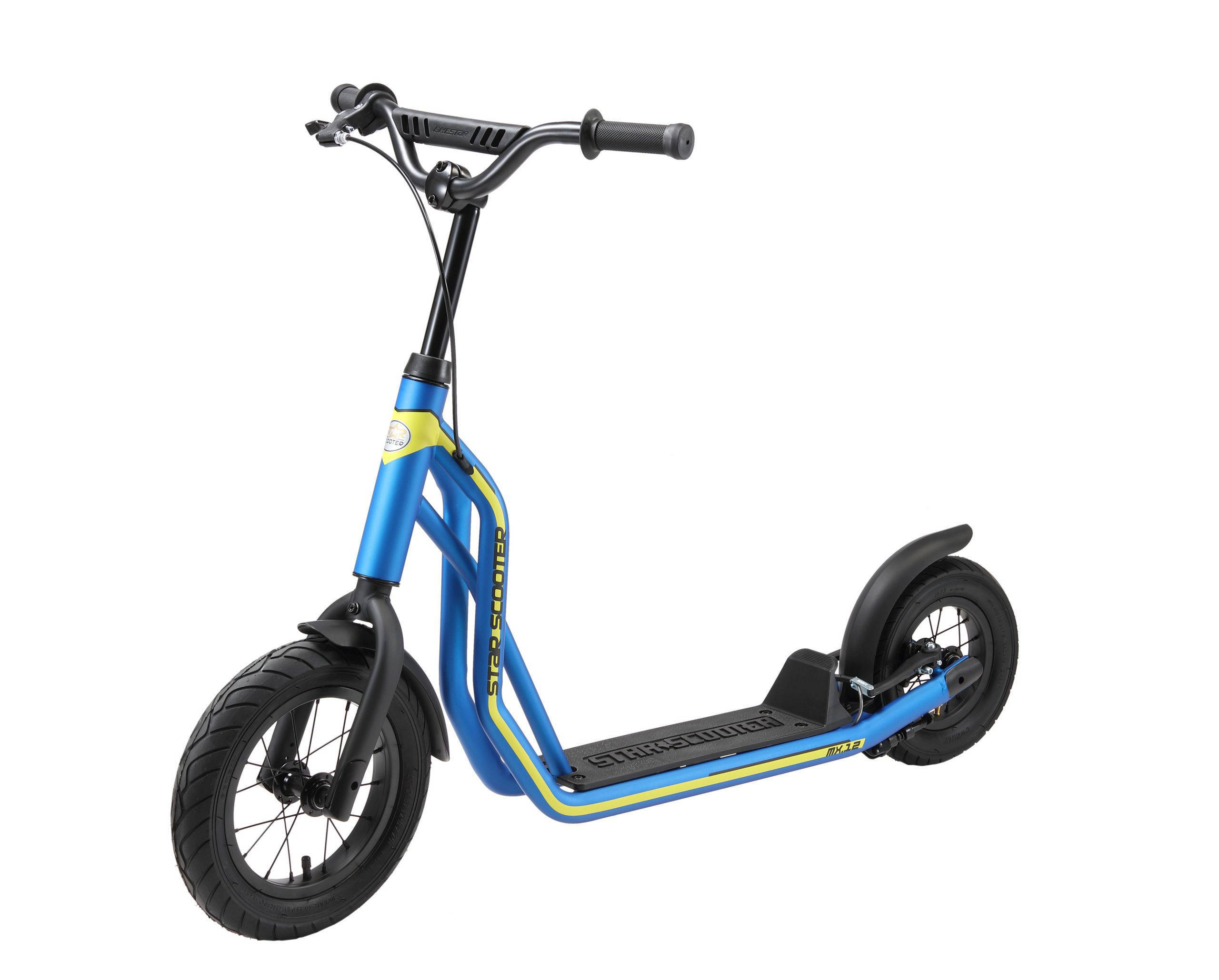 STAR SCOOTER Autoped, 12 inch + 10 inch, blauw