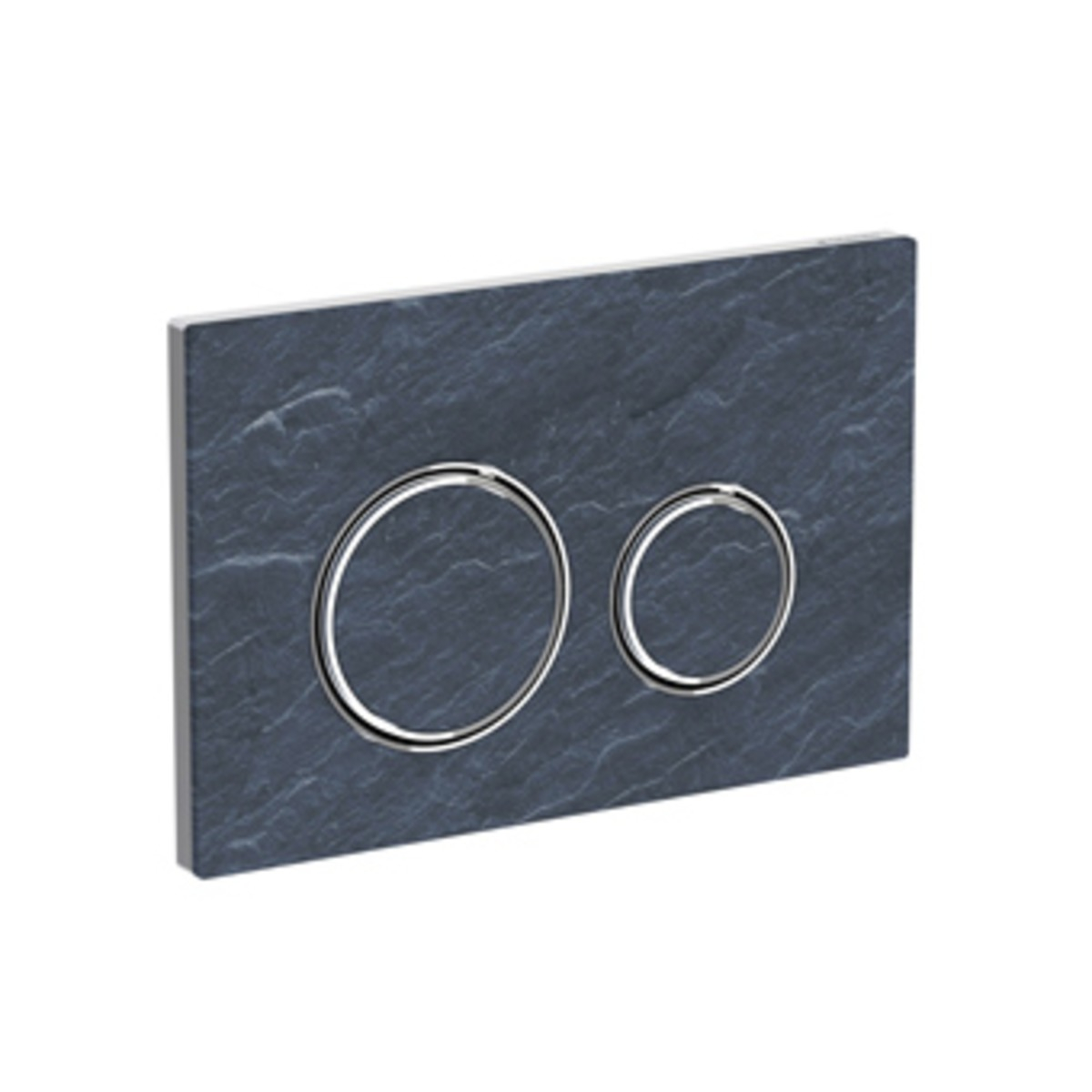 Geberit Sigma 50 drukplaat mustang leisteen met chromen knoprand