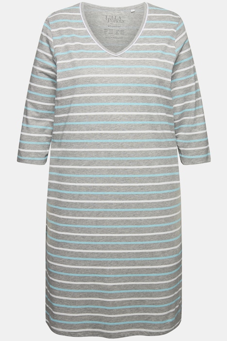 Bigshirts, 2er-Pack, V-Ausschnitt/ Rundhals, 3/4-Arm