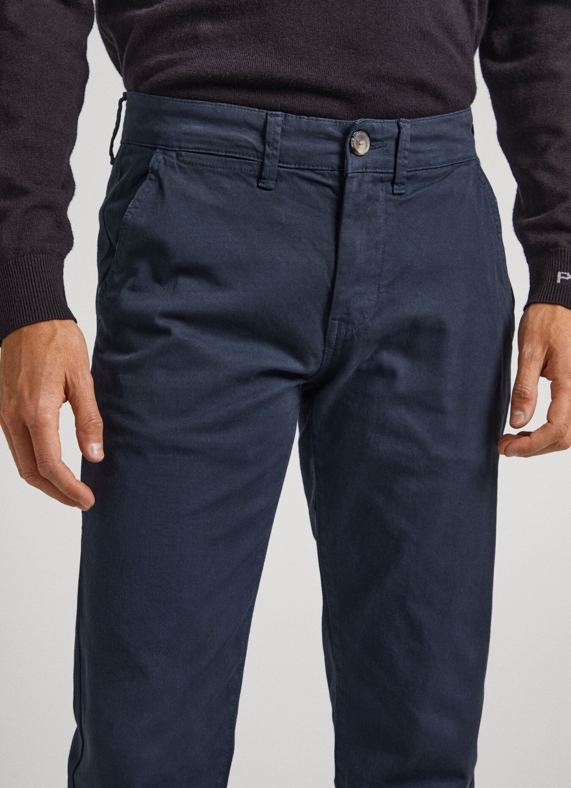Calça chino Slim Charly - azul dulwich