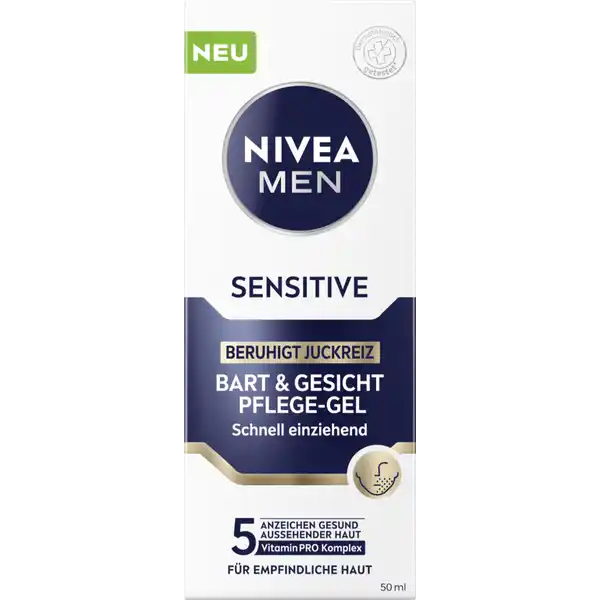 Sensitive Bart & Gesicht Pflege-Gel
