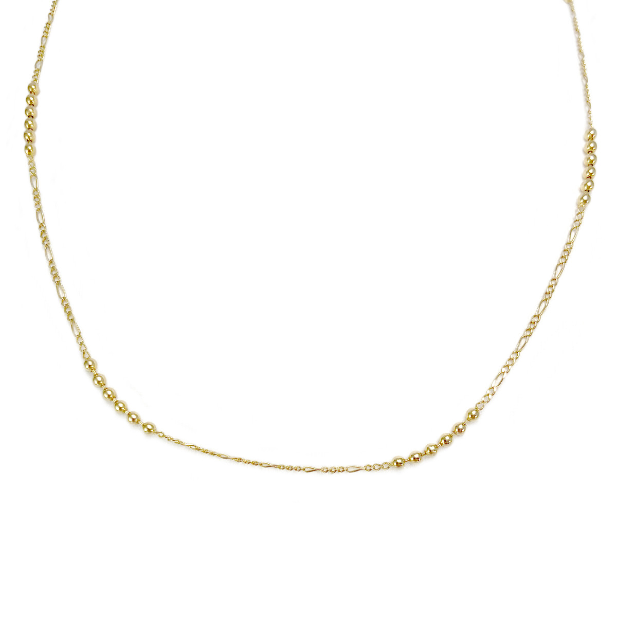 Collier d'occasion or 750 jaune maille fantaisie 45.5 cm