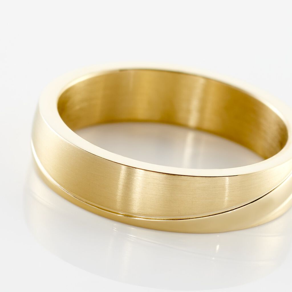 Bague Phebus Him Acier Dore