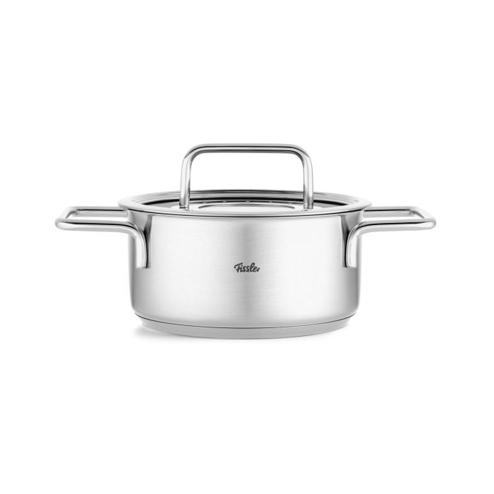 Fissler Pure Collection Kochtopf 16 cm mit Glasdeckel