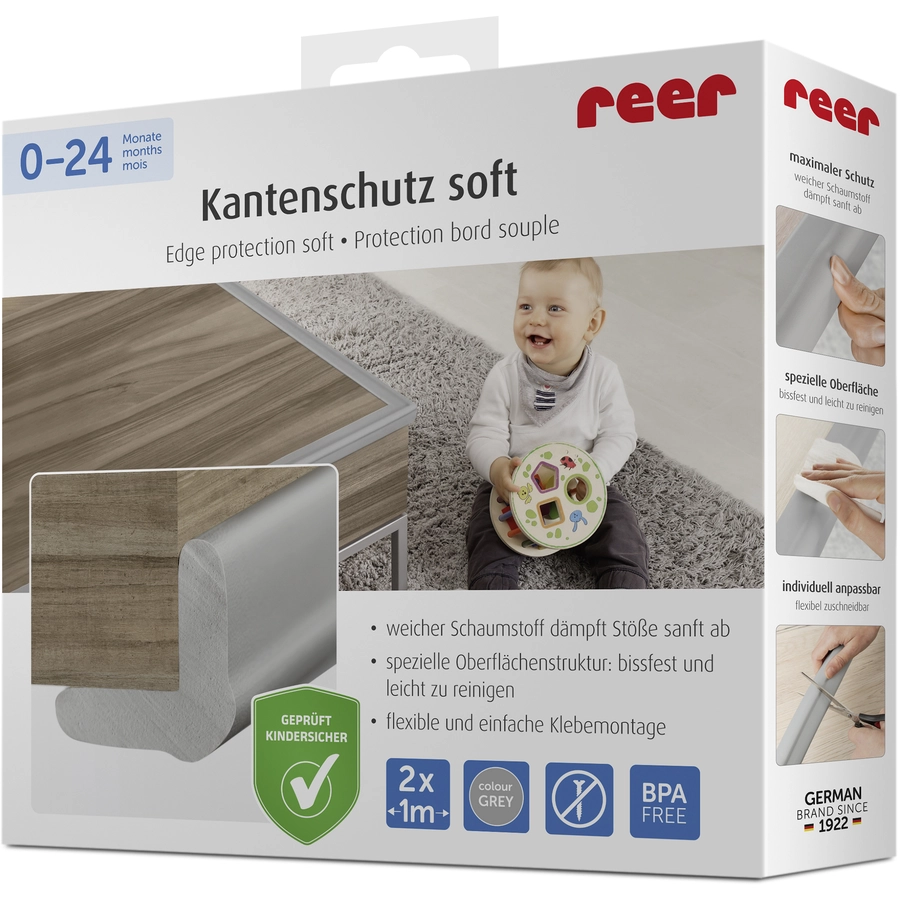 reer Kantenschutz soft, grau