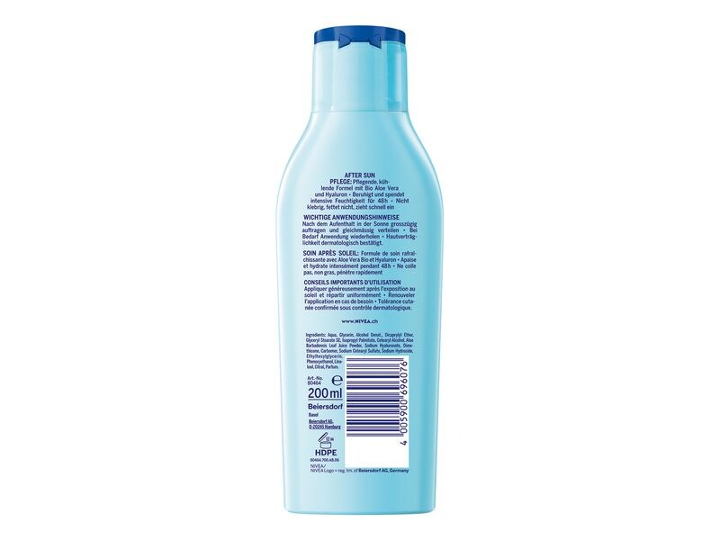 NIVEA SUN After Sun Moisture Lotion 200 ml Leichte After Sun Formel kühlt und beruhigt die Haut