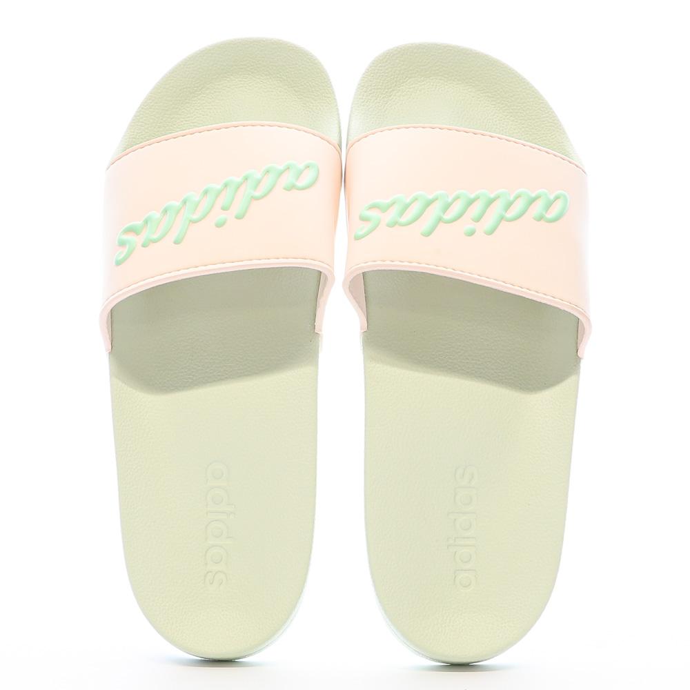 Adidas Claquettes Vert/Rose Femme Adidas Adilette Shower GZ9507