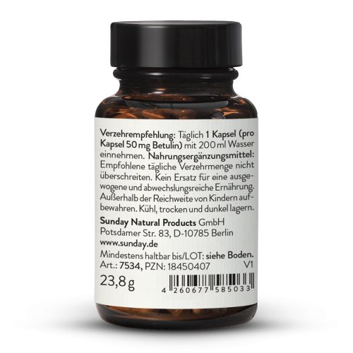 Sunday Natural Products  Betulin Birkenrinde