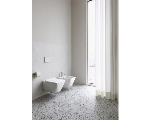 DURAVIT Viu wandbidet, wit, ongecoat, 2292150000