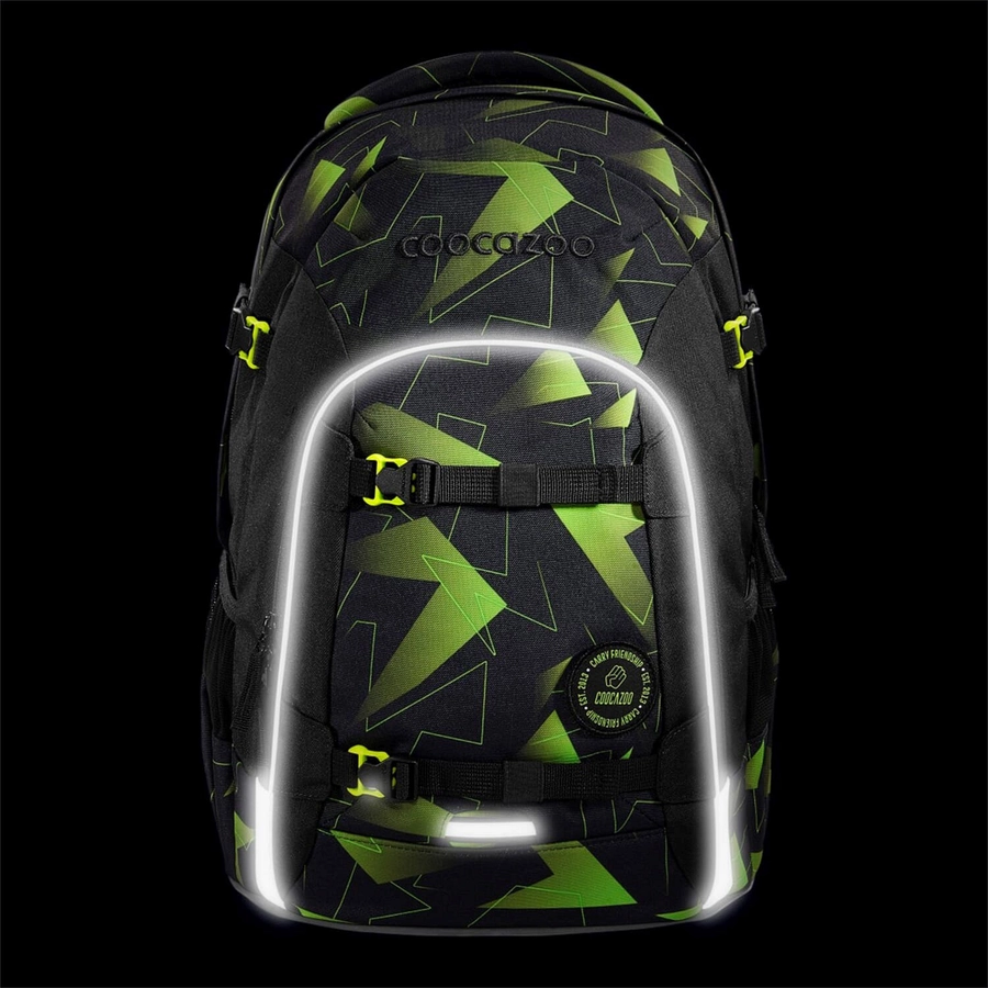 Coocazoo Joker - Schulrucksack 42 cm Lime Flash