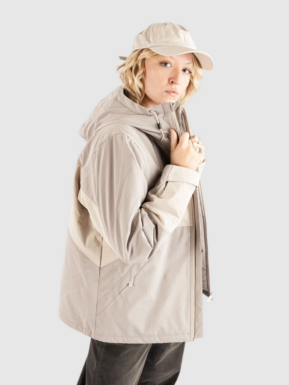 Iriedaily Kat Hooded Jacket beige