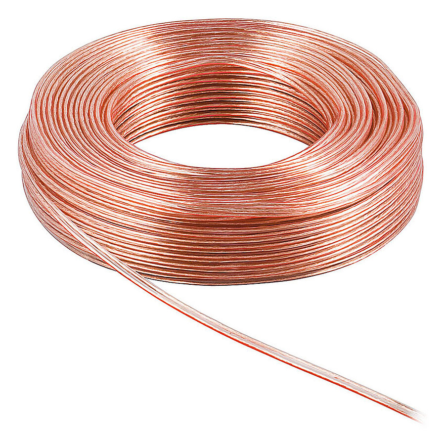 Câble Haut-Parleur 1.5 mm² en cuivre OFC - rouleau de 10 m