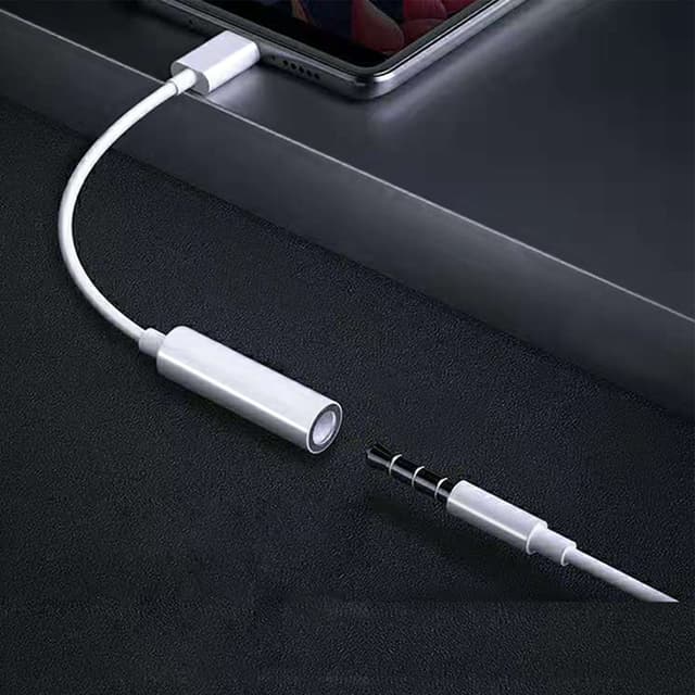 TYPE-C til 3,5 mm lydadapter