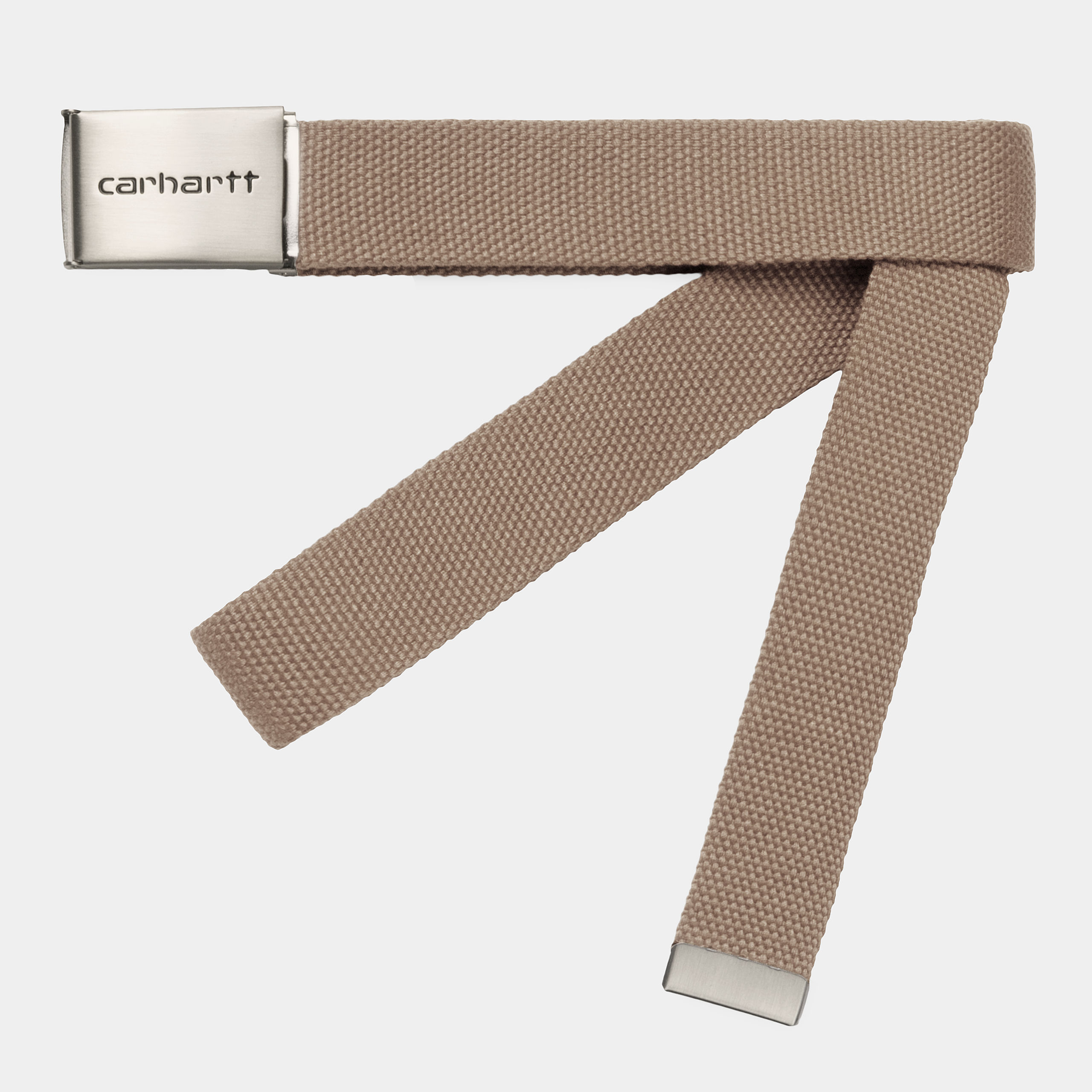 Carhartt WIP Clip Belt Chrome Black