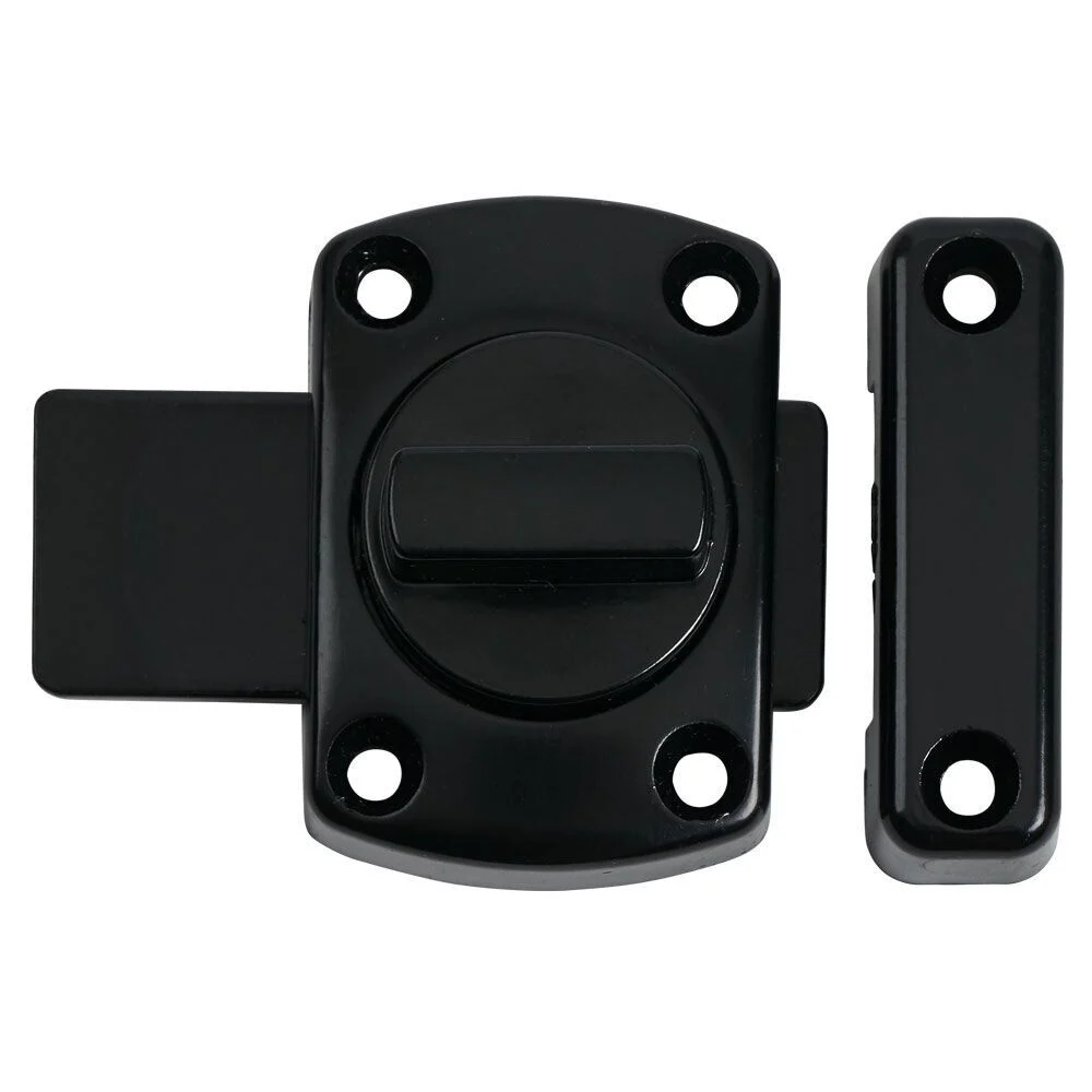 Verrou bouton zinc