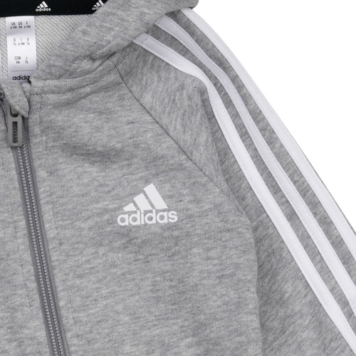 Adidas Sportswear - 3S FT ONESIE - Gris / Blanc