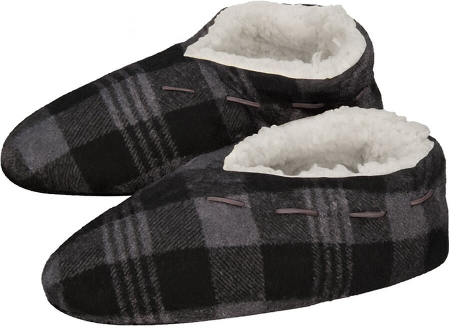 Attrezzo Pantoffels Spaanse Sloffen Geruit lijk warm!
