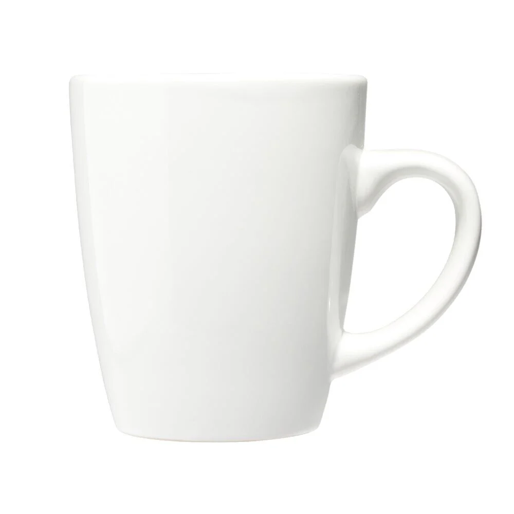 Mug en faïence Madrid blanc 360ml Ø8,6cm