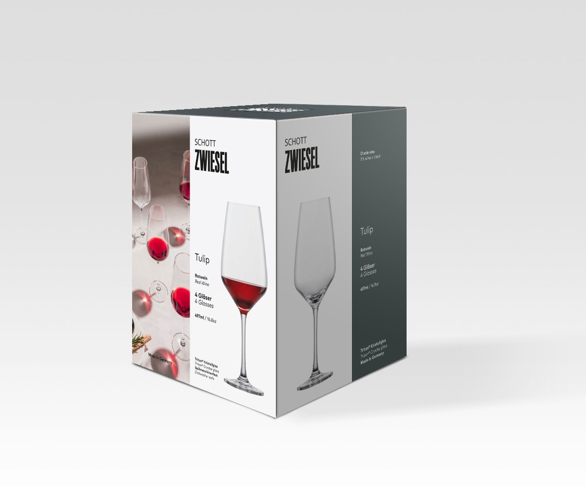 SCHOTT ZWIESEL Rotweinglas TULIP 4er Set 497 ml