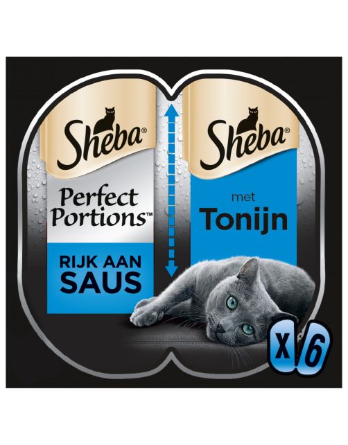 Sheba Perfect Portions Adult 6x37.5 g - Kattenvoer