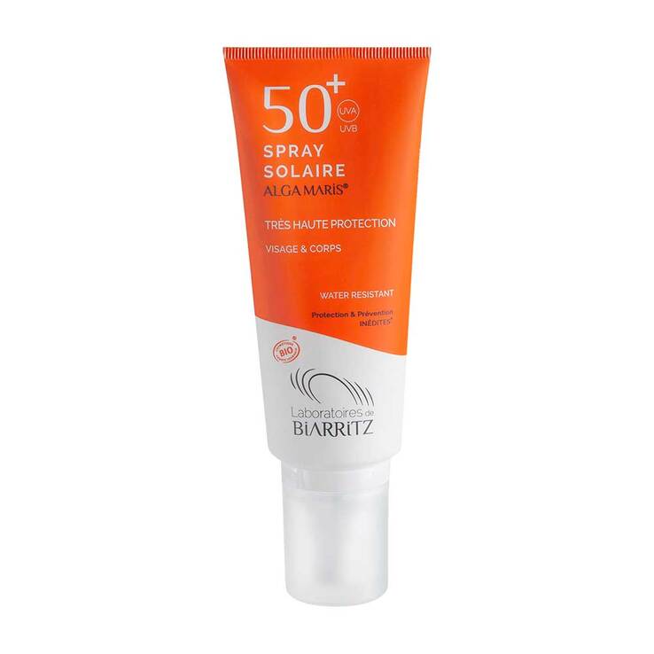 Alga Maris Sonnenspray Bio LSF 50 + wasserfest, 125 ml