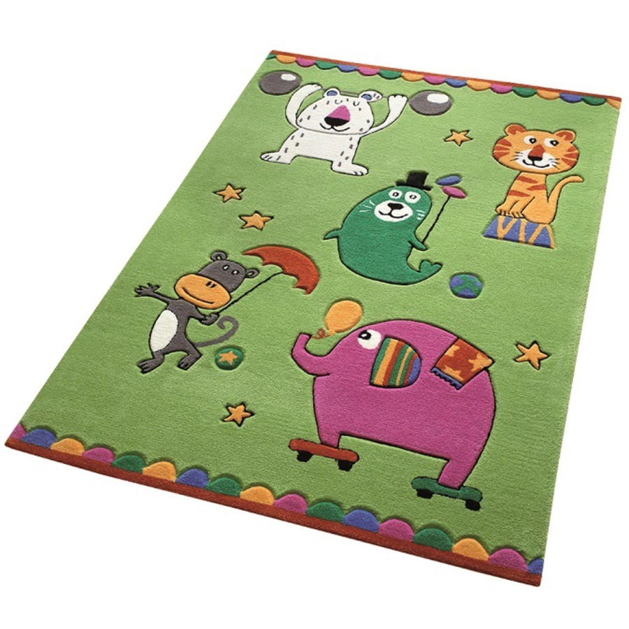 Smart Kids Kinderteppich Little Artists grün