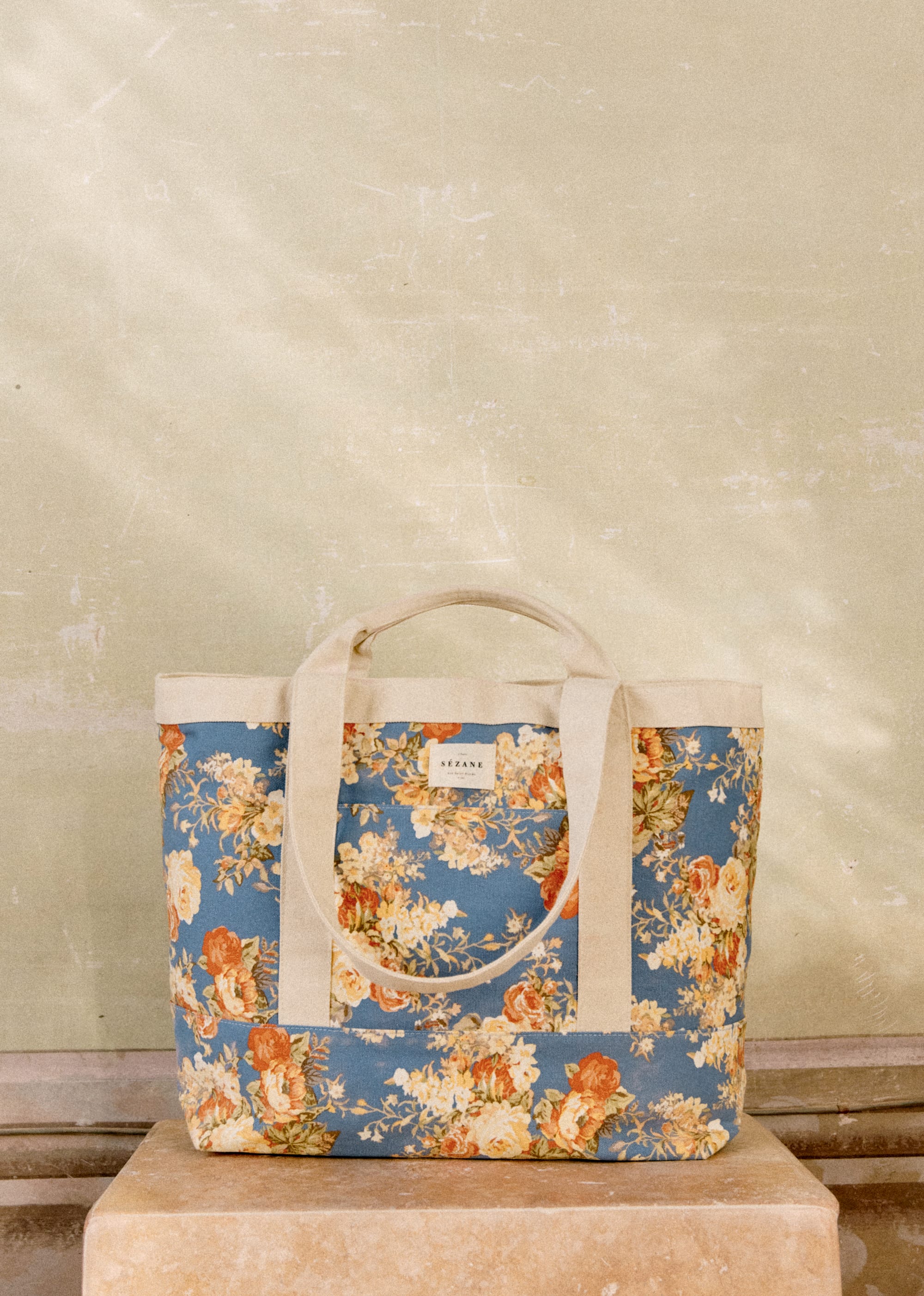 Maxi Cabas - Floral Bleu - SACS/NEW SACS Nos Paniers 5906388