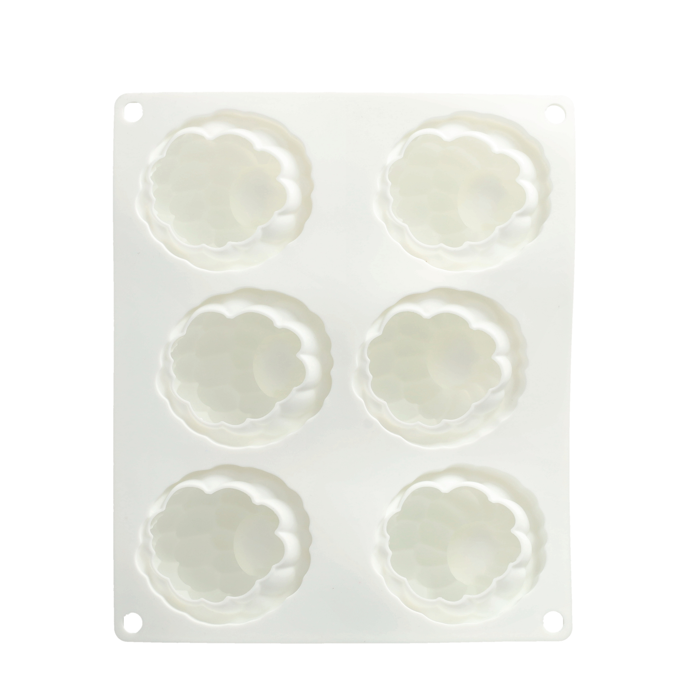 (6-fach) Silikon Trend Früchte Kuchen Form DIY Gussform für Virale Frucht Desserts - Himbeere