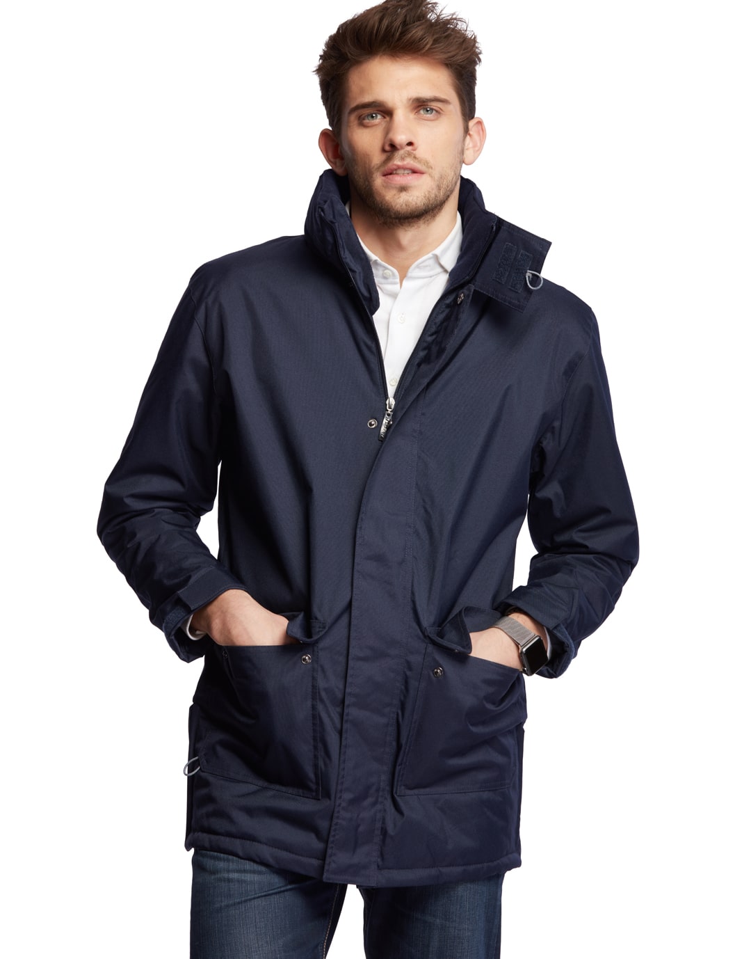 Barents ICE - Parka Unisexe Oxford avec Poche iPad Intérieure