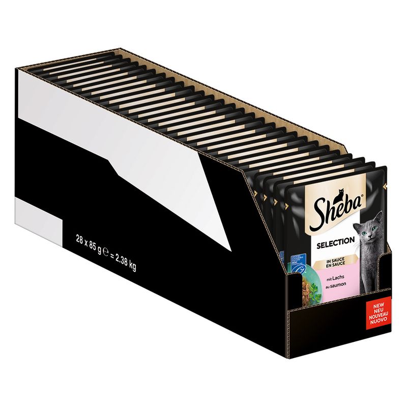 Mégapack Sheba 56 x 85 g pour chat ✓ pas cher