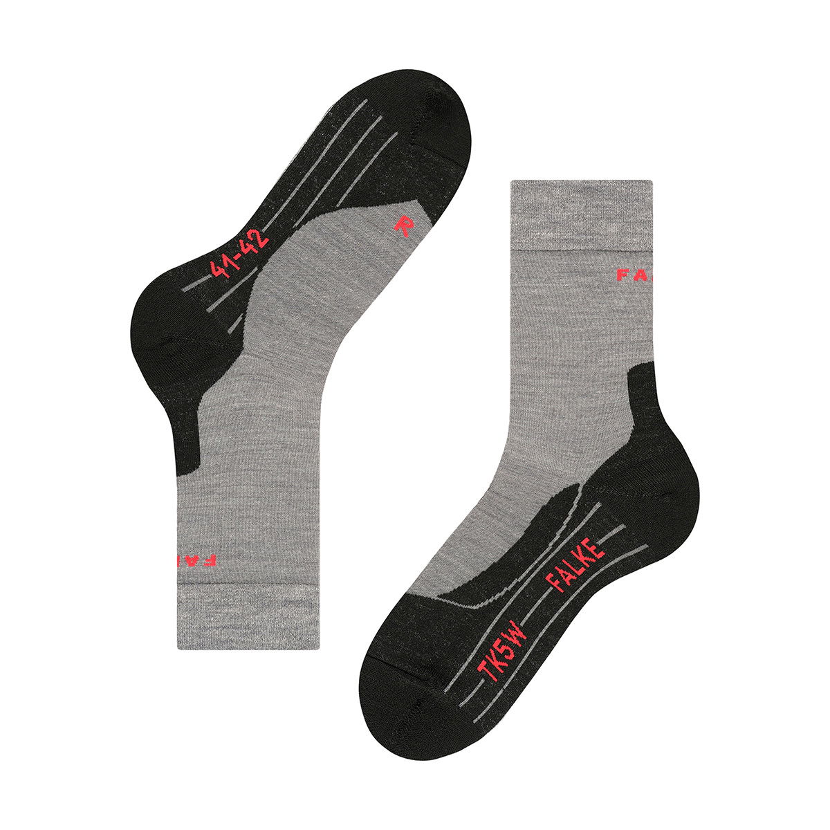 Falke TK5 Wander vandresokker, herre (Light Grey) - Spejder Sport