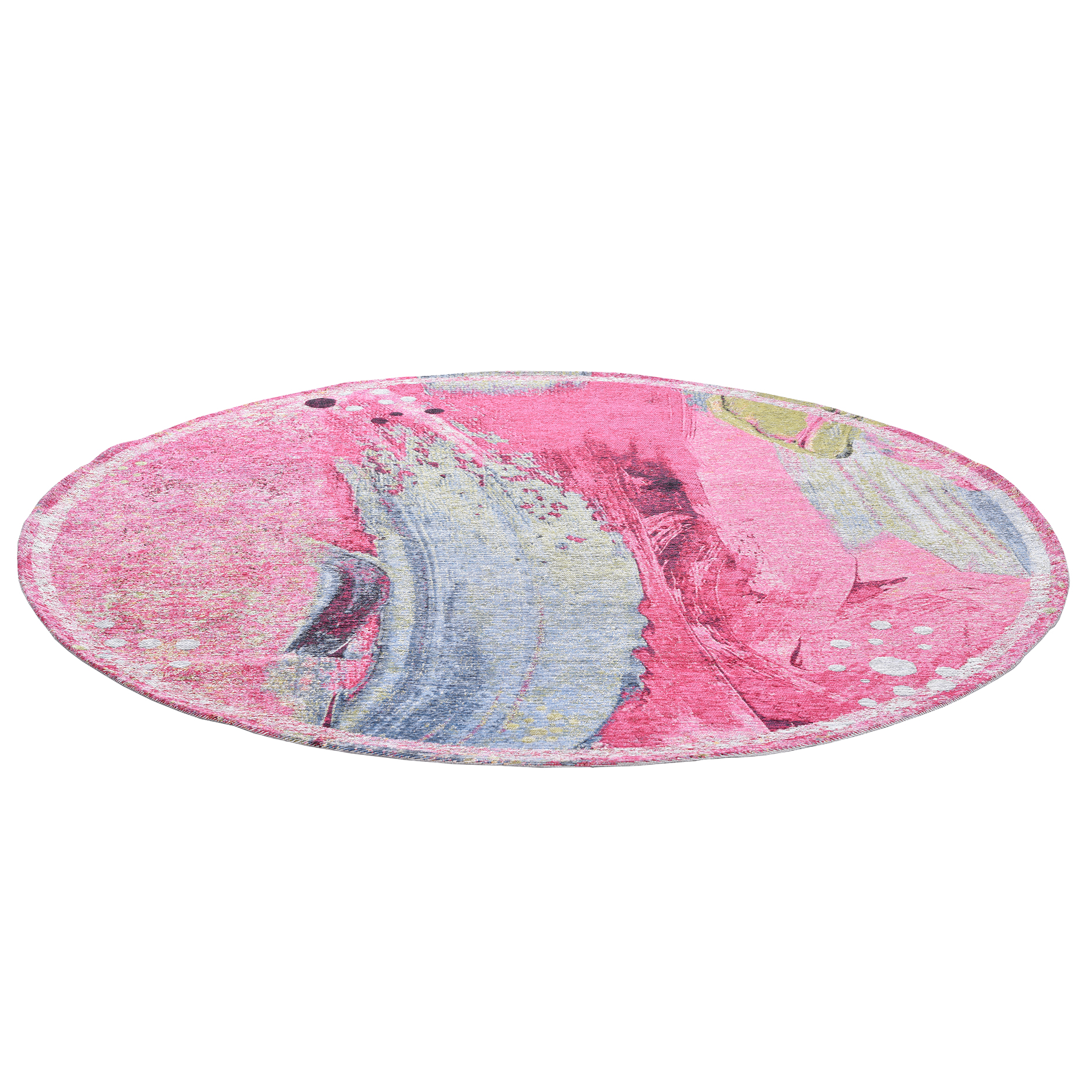 Teppich COSIMA - pink multi - Ø 160 cm