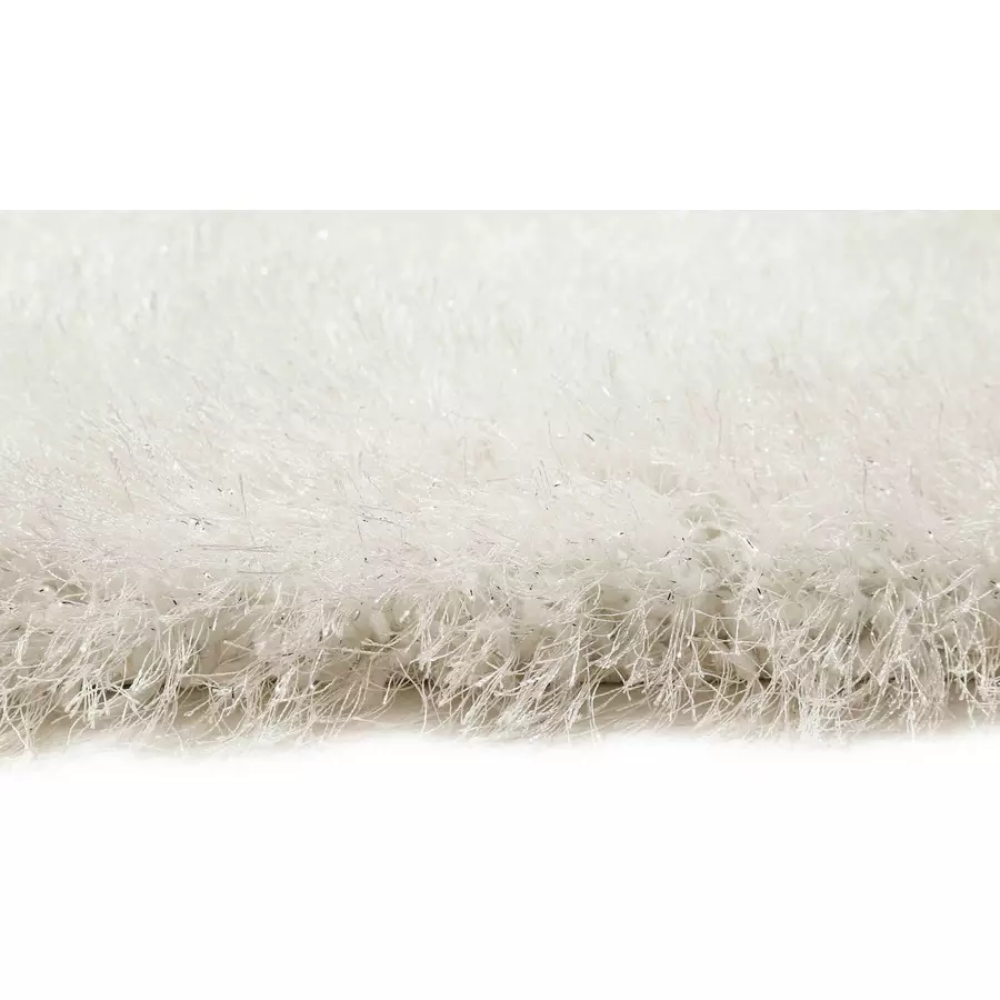 Wecon home Hochflorteppich Shiny Touch creme weiß