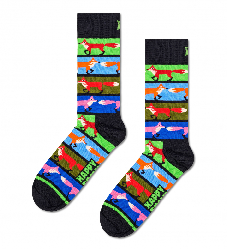 Happy Socks Fox Stripe Sock Socken in Mehrfarbig