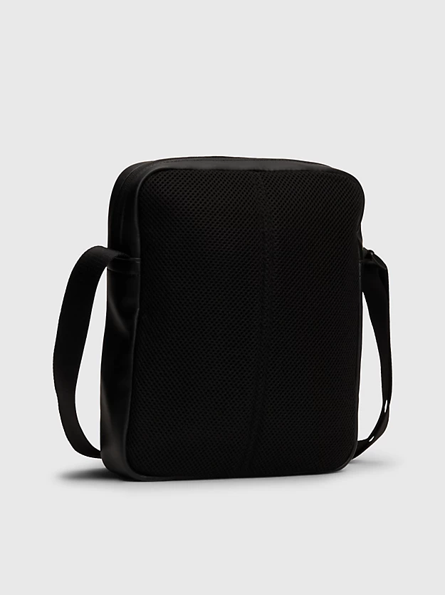 Bolsa de ombro estilo repórter com logotipo