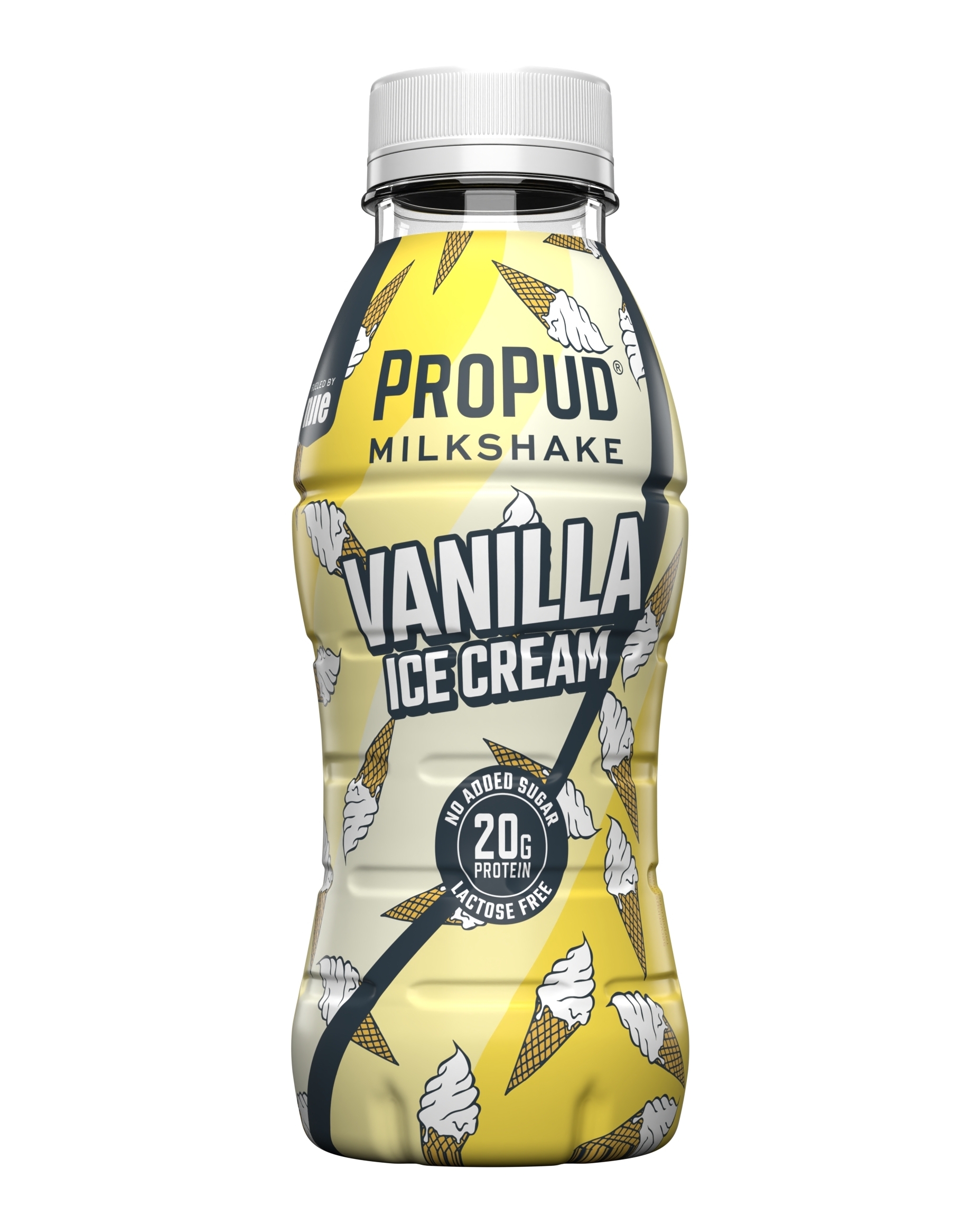 NJIE ProPud Milkshake - Vanilla Ice Cream 8x330ml (Laktosefri)
