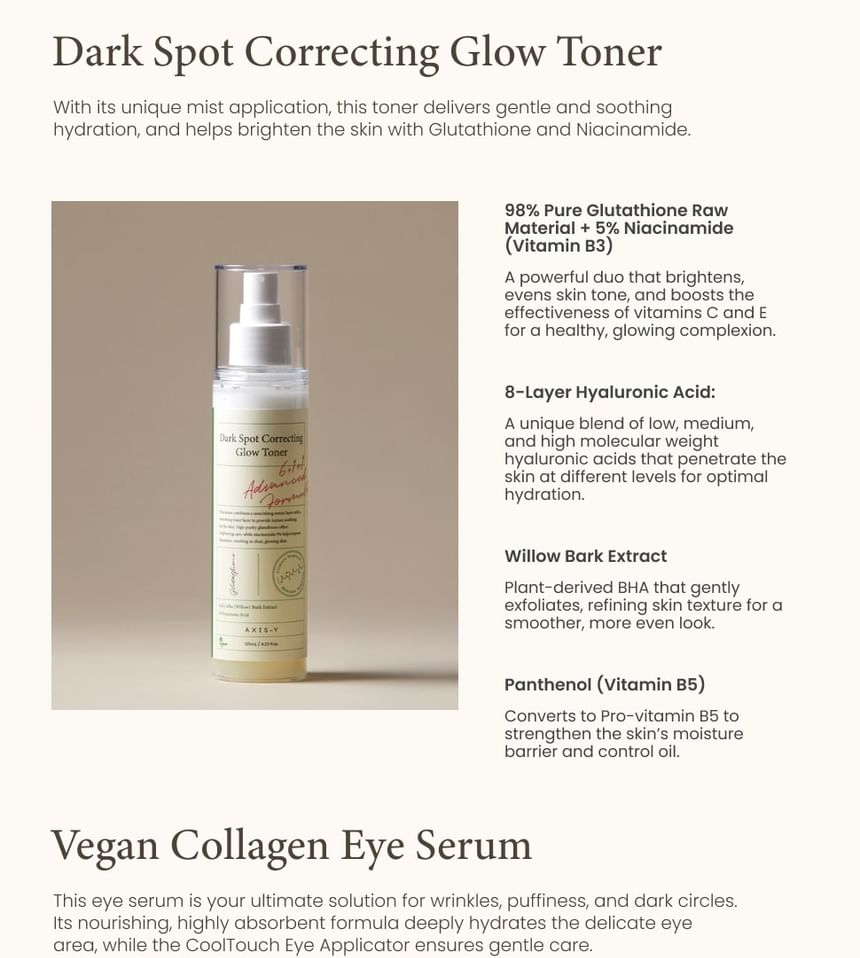 AXIS - Y - Glow Your Own Way Beauty Box