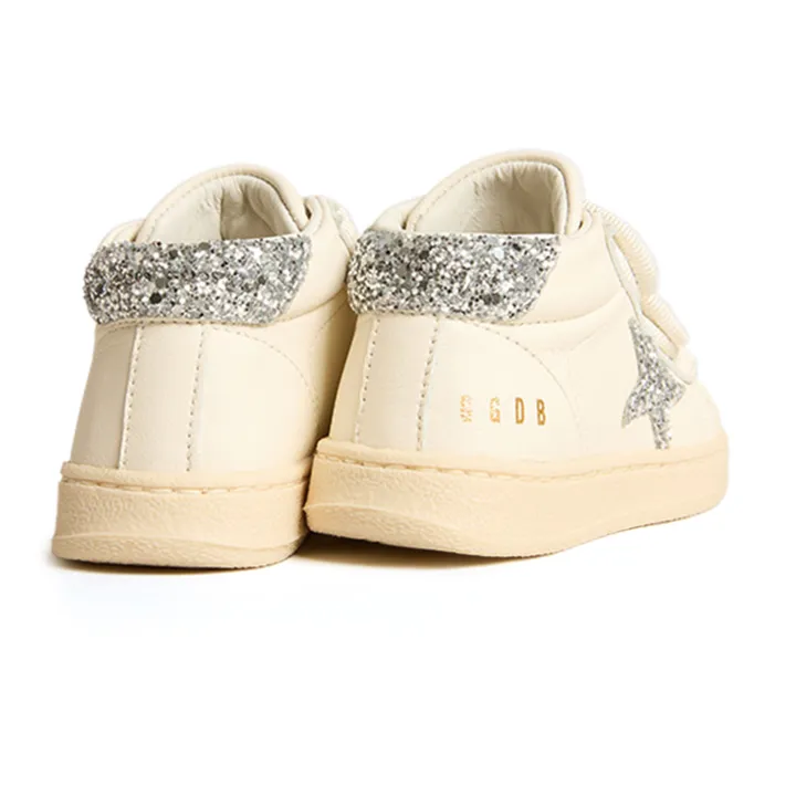 Golden Goose Baskets Scratchs June Paillettes | Argenté