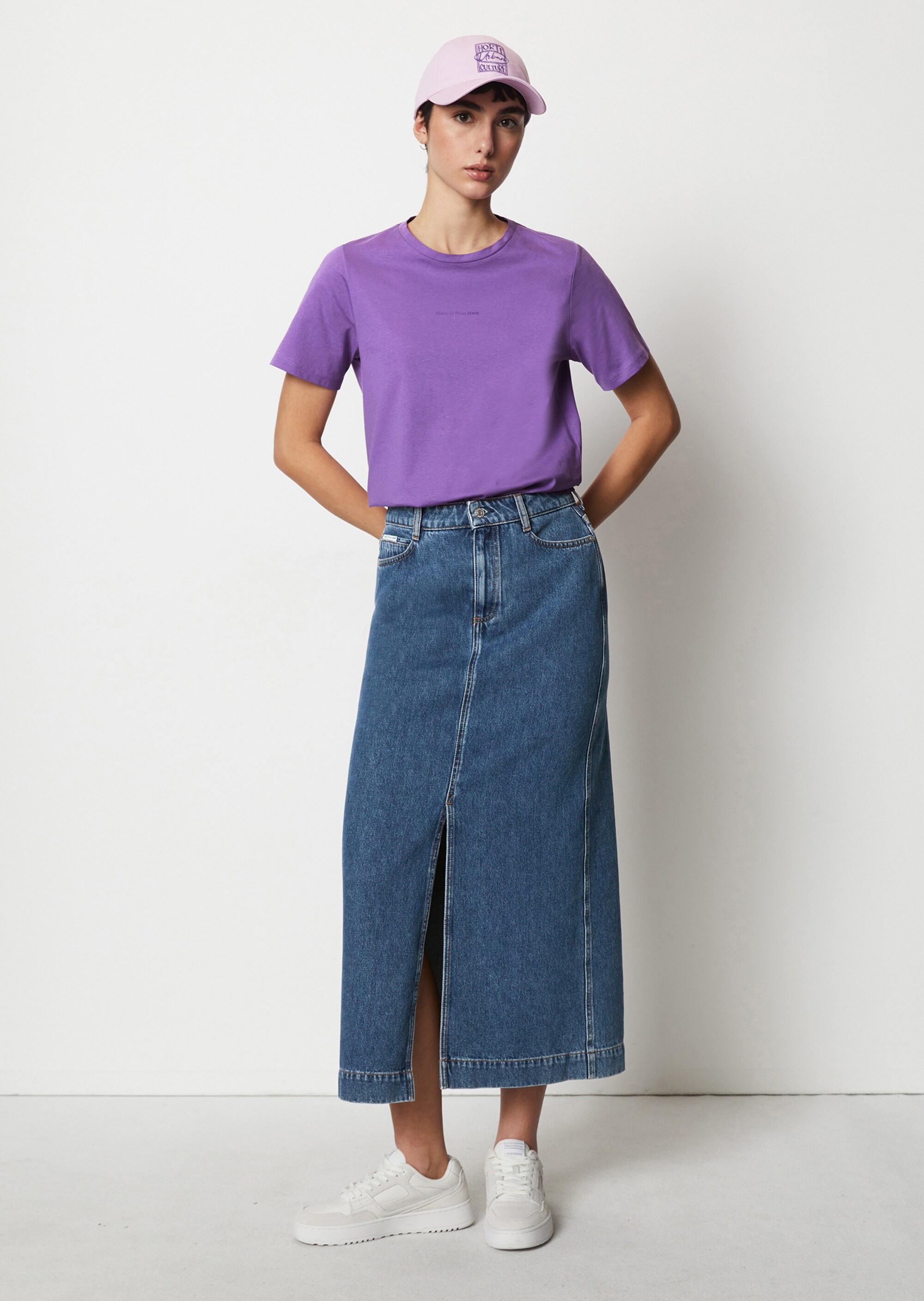 Logo-T-Shirt regularaus Organic Cotton